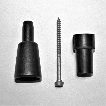 Stockspitze Combi Spike mit Gummikappe 20mm
