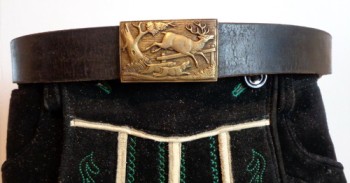 Jagdgürtel/Trachtengürtel Hirsch