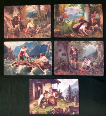 Tischset Untersetzer Wilderer "Gefahr in Verzug"