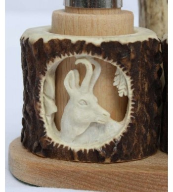 HIRSCHHORNSCHNITZEREI GEWÜRZGARNITUR 2