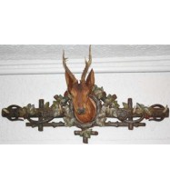 Geweihgarderobe Rehbock groß