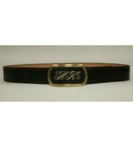 pinfeather belt with initials pinfeather belt with initials