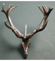HUTANSTECKER HIRSCHGEWEIH NEUSILBER