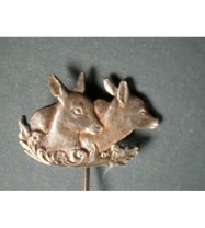 hat pin - fawn