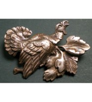 hat pin - cock hat pin - cock