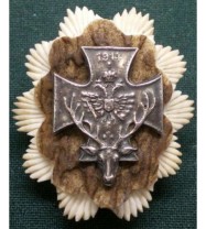 HUTANSTECKER JAGDABZEICHEN BROSCHE