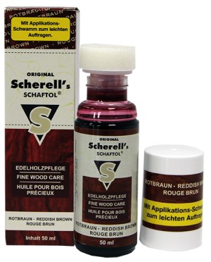 Scherell´s SCHAFTOL rotbraun, 50ml