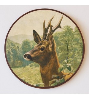 Schützenscheibe Rehbock links