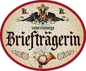 Briefträgerin +