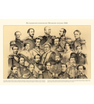Europäische Monarchen 1848
