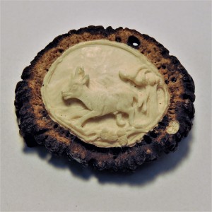 Hirschrose Motiv Gams