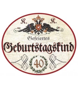 Geburtstagskind 40