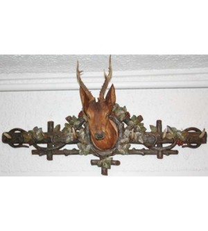 Geweihgarderobe Rehbock groß