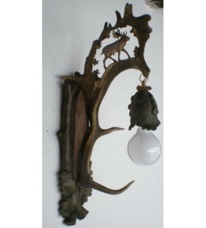 mounted deer lamp