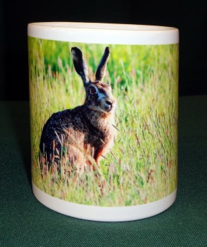 Häferl/Tasse Wildmotiv "Hase"