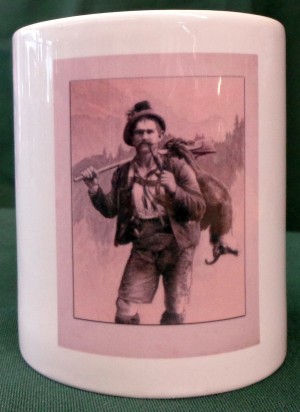 Häferl/Tasse Wilderer "Heimkehr Pirsch"