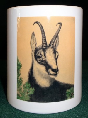 Häferl/Tasse "Gamshaupt"