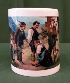 Häferl/Tasse Wilderer "Verhaftung"