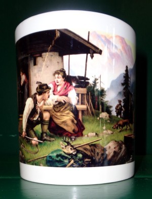 Häferl/Tasse Wilderer "Ertappt"