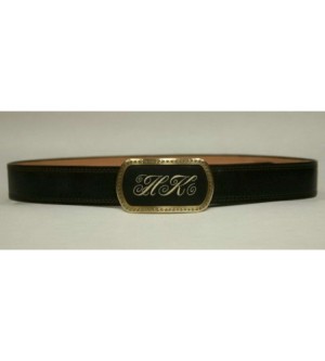 pinfeather belt with initials