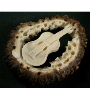 hand carved guitar