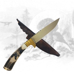 Jagdmesser mit Auerhahngravur