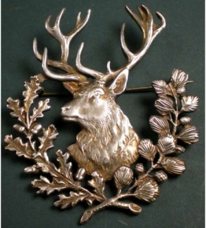 deer brooch