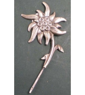 hat pin - edelweiss small