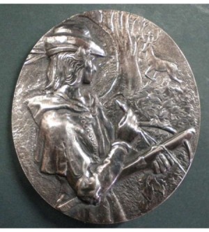 hat pin - holy hubertus