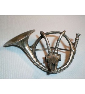 HUTANSTECKER JAGDHORN MIT GAMSKRUCKE