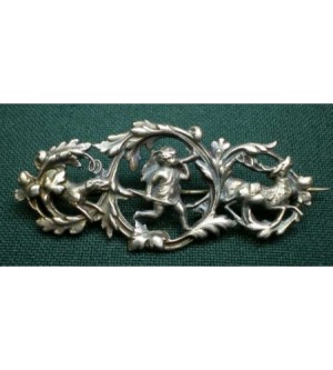 HUTANSTECKER BROSCHE