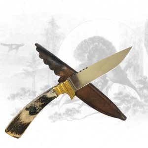 Jagdmesser mit Auerhahngravur