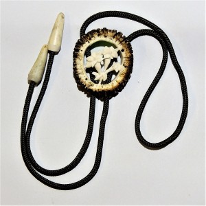 Jägerkrawatte Motiv Enziane