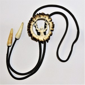 Jägerkrawatte Motiv Hubertus Hirsch