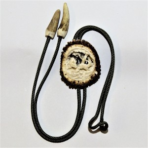 Jägerkrawatte Motiv Rehbock mit Reh