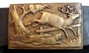 Jagdgürtel/Trachtengürtel Hirsch