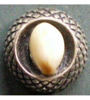 SILBERKNOPF MIT HIRSCHGRANDEL 1