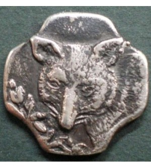 SILBERKNOPF MIT FUCHS