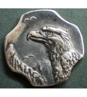 SILBERKNOPF MIT ADLER