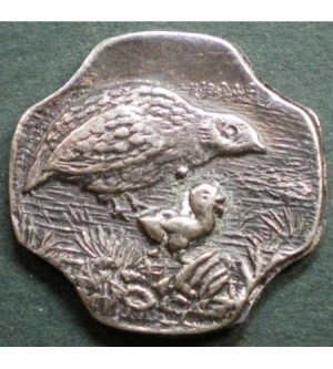 SILBERKNOPF MIT WACHTEL