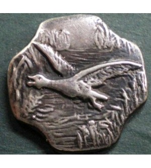 SILBERKNOPF MIT WILDENTE