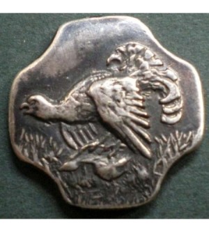 SILBERKNOPF MIT BIRKHAHN