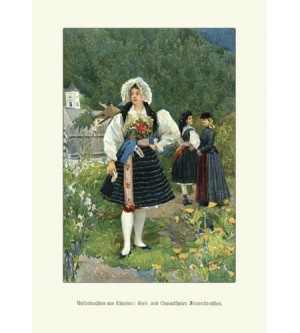 Kärnten Gailthal K & K Frauentrachten 