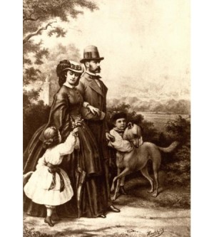 Die Kaiserliche Familie im Park