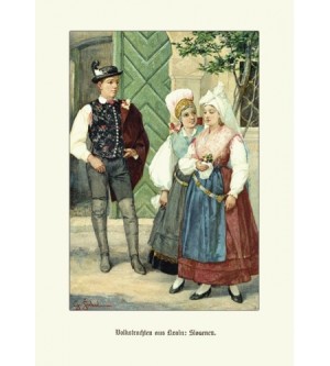 Krain Slovenien Volkstrachten Slovenen