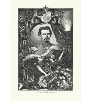 König Ludwig II. mit Lyra