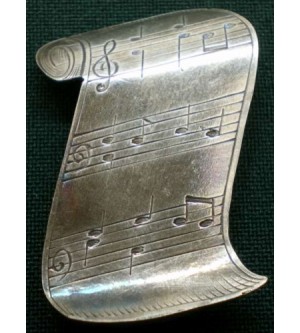 ANSTECKNADEL NOTENBLATT