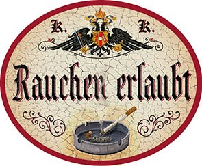 Rauchen erlaubt +