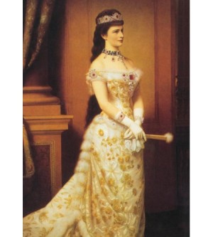 Elisabeth Kaiserin von Österreich Ballkleid 1878