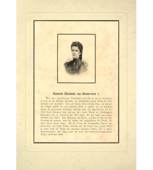 Kaiserin Elisabeth Nachruf